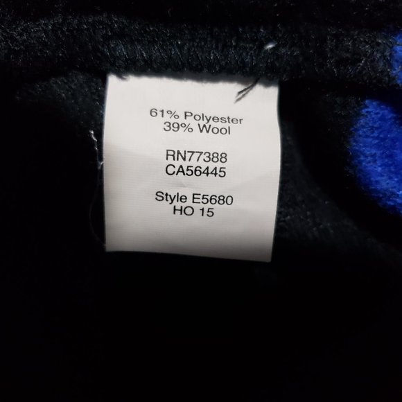 Madewell wool blend short sleeve  color block blue and black - Picture 4 of 11